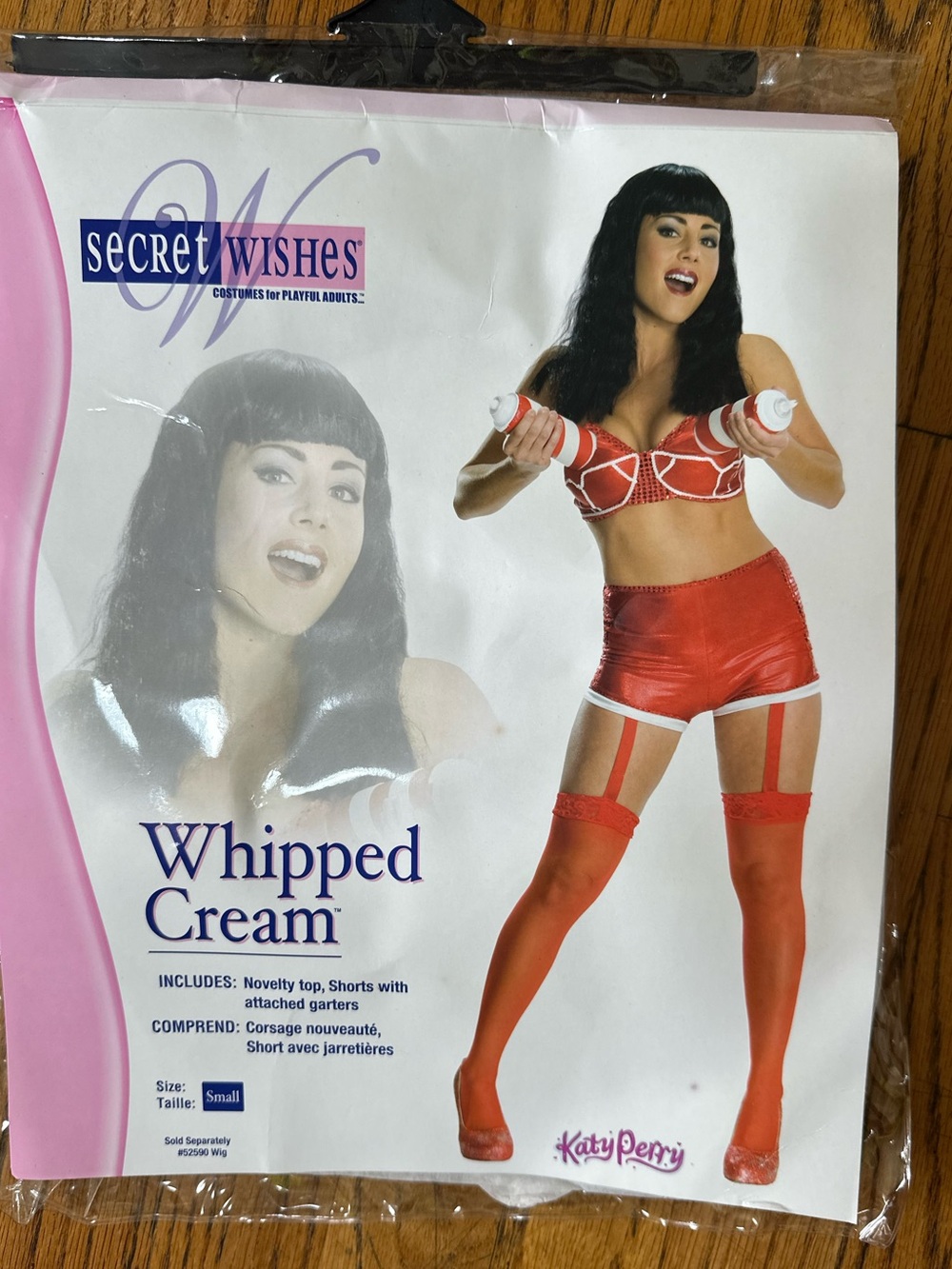 Halloween sexy Costume - Whipped cream red lingerie